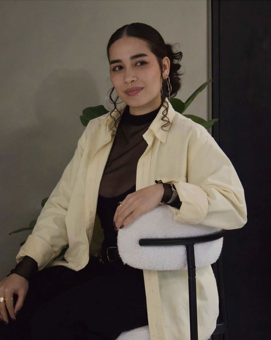 Portrait of Maria Valentina, tattoo artist at Main Galerie